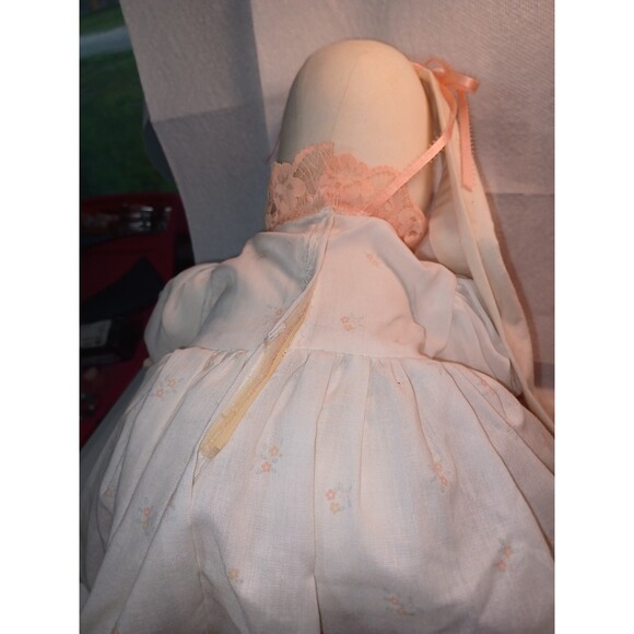 24' HandMade Beautiful Cloth Bunny Rabbit in lace dress pantaloons & shoes ! - Picture 10 of 13